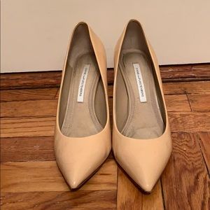 DVF Nude Pumps